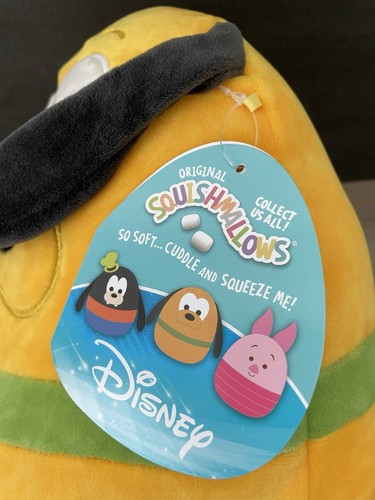 Squishmallow Squish Disney PLUTO Kellytoy 10" NEW Stuffed Animal Toy Plush NWT - Picture 4 of 7