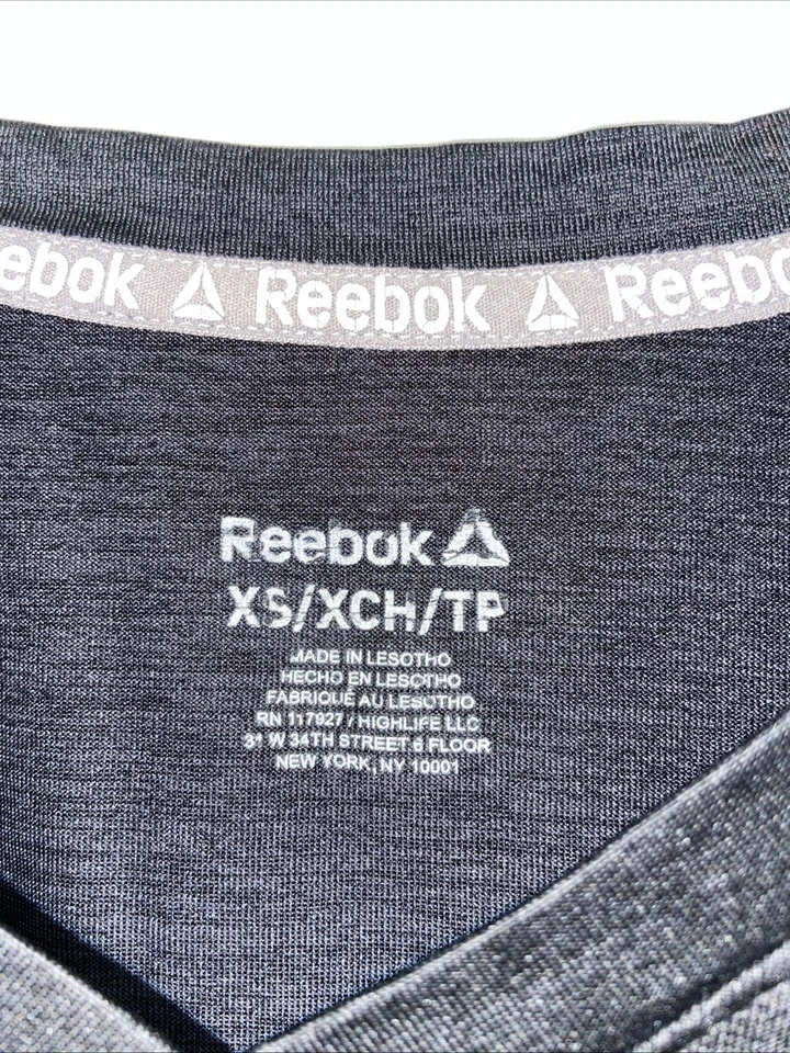 Camisa REEBOK Mujer XS Performance Manga Larga Agujeros para Pulgar Correr Reflectante L20 Foto 3 de 4