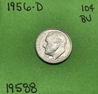 1956-D Roosevelt Dime 10c  BU Uncirculated Mint State 90% Silver