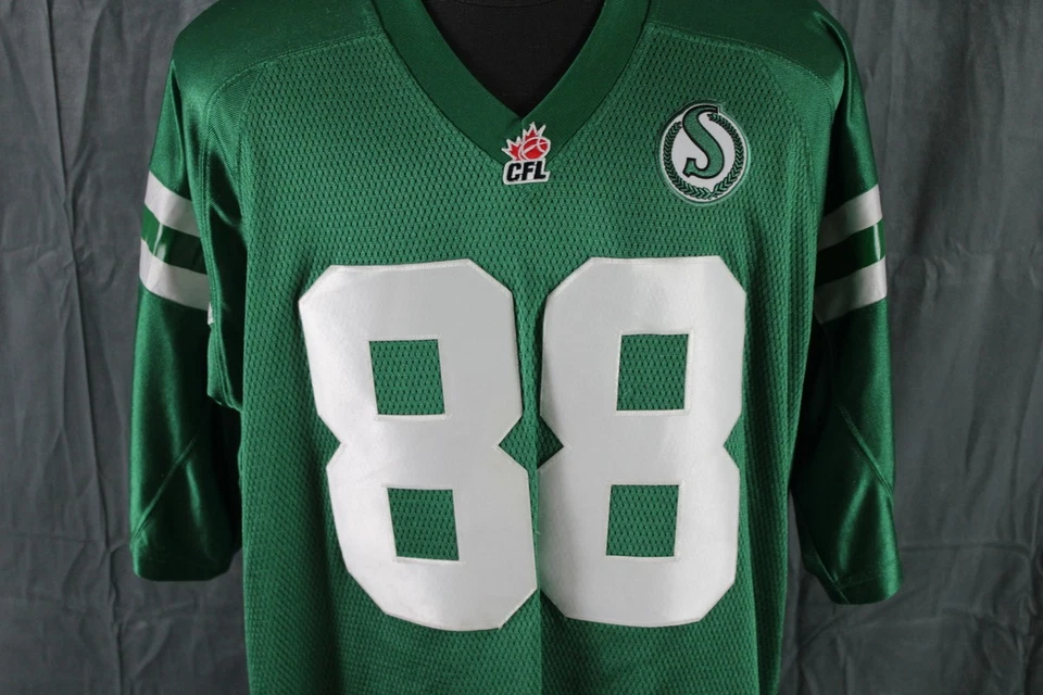 Saskatchewan Roughriders Jersey (Retro) - Matt Domiquez 88 Labour Day - Mens xL Foto 2 de 4