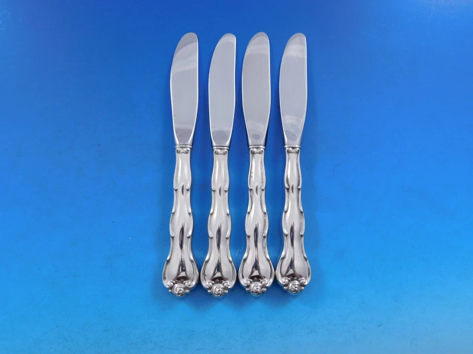 Rondo by Gorham Plata Esterlina Esparcidor de Mantequilla HH Mod Set 12 Piezas 6 1/4" Foto 3 de 4