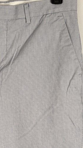Express Slim Fit blau-weiß karierte Hose 32x32 - Stretch Slim Fit Chino - Bild 5 von 21
