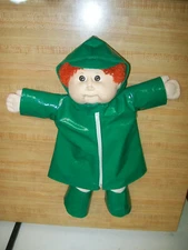 RAINCOAT RAIN SET COAT HAT/ HELMET BOOTS for 16-18" CPK CABBAGE PATCH or similar