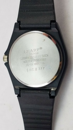 Reloj deportivo negro de cuarzo afilado vintage para hombre con batería nueva - Imagen 8 de 10