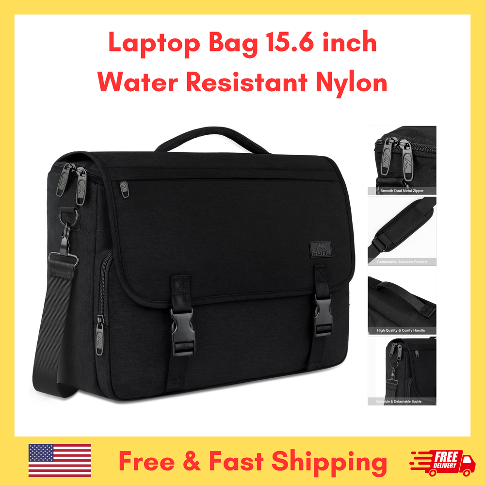 MATEIN Messenger Bag for Men, Women Briefcases Lightweight Men's Laptop Bag 15.6