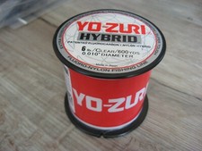 Yo-Zuri Fluorocarbon Nylon Hybrid Fishing Line - 6 LB Test - 600 Yards - Clear