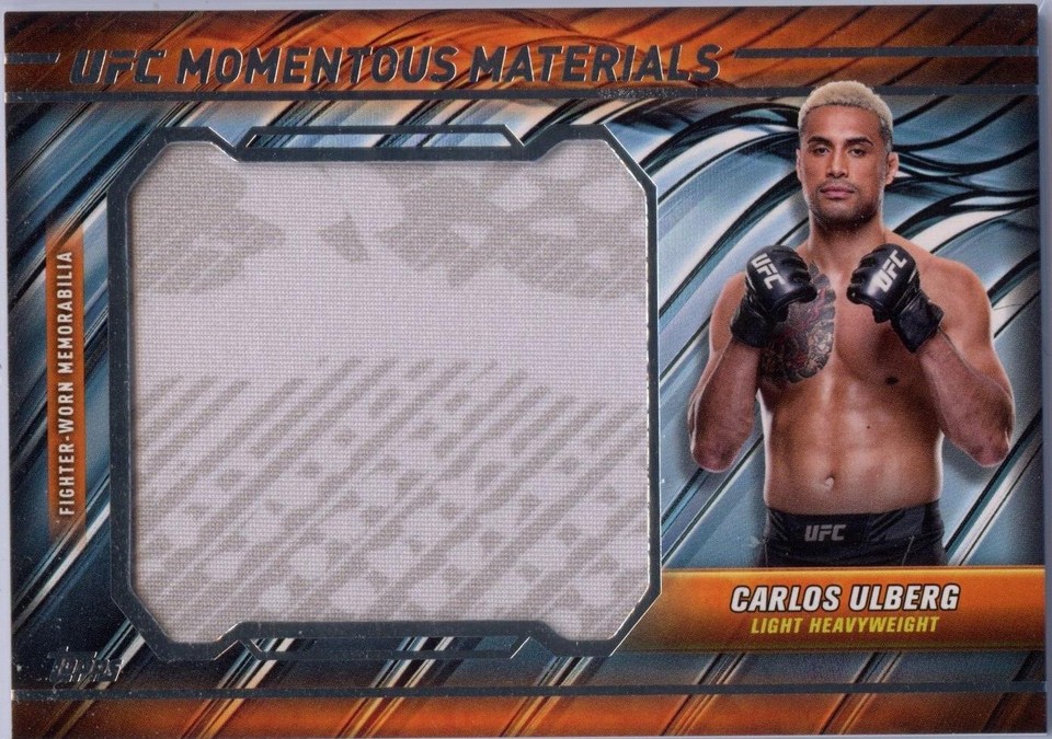 2024 Topps UFC Knockout - Carlos Ulberg #MM-CU - 1 of 1