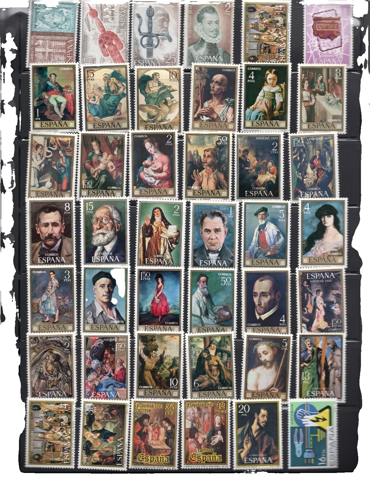 Mint Never Hinged/MNH Air Mail Stamps