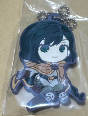 Japanese anime NieR:Automata Ver1.1a deforaba rubber keychain Lily