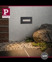 Paulmann Led AußEnwandleuchte Long IP44 Eckig 3000K 4W 230V Schwarz Aluminium