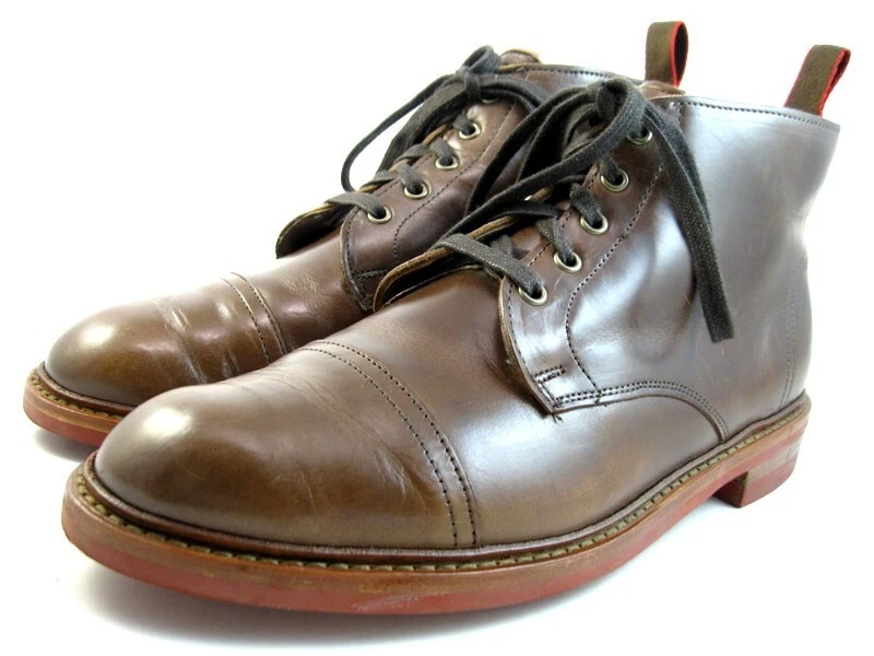 Botas Allen Edmonds "PATTON" RESISTENTES A LA INTEMPERIE Chromexcel 9 D Natural DESCONTINUAR (98N) Foto 4 de 4