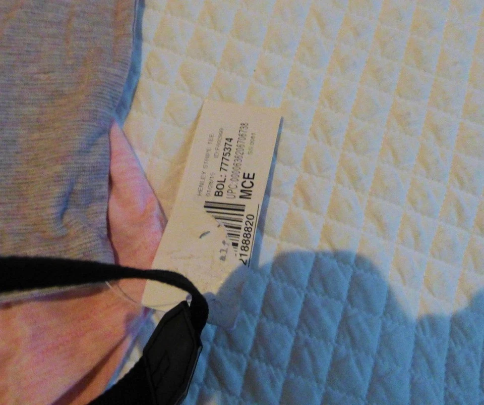 Top de pijama a rayas Henley A by Alfani Intimates $34,50, talla XS Foto 3 de 4