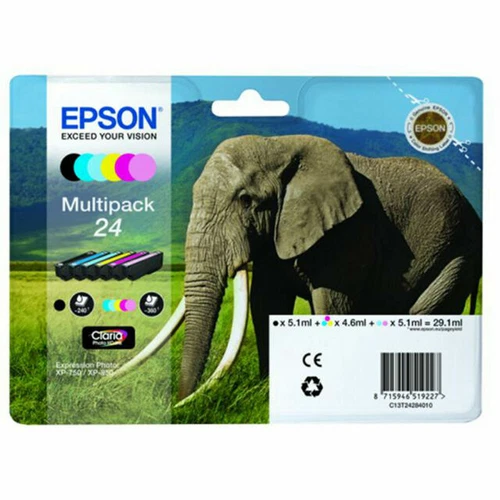 Epson Cartouches d'Encre Multipack de 6 Couleurs (C13T24284011)
