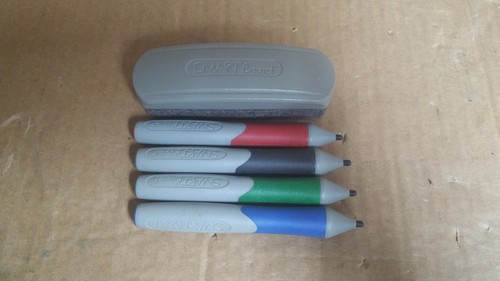 SmartBoard Stylus PEN SET for SB660 & SB680 Black, Blue, Green, Red & Eraser