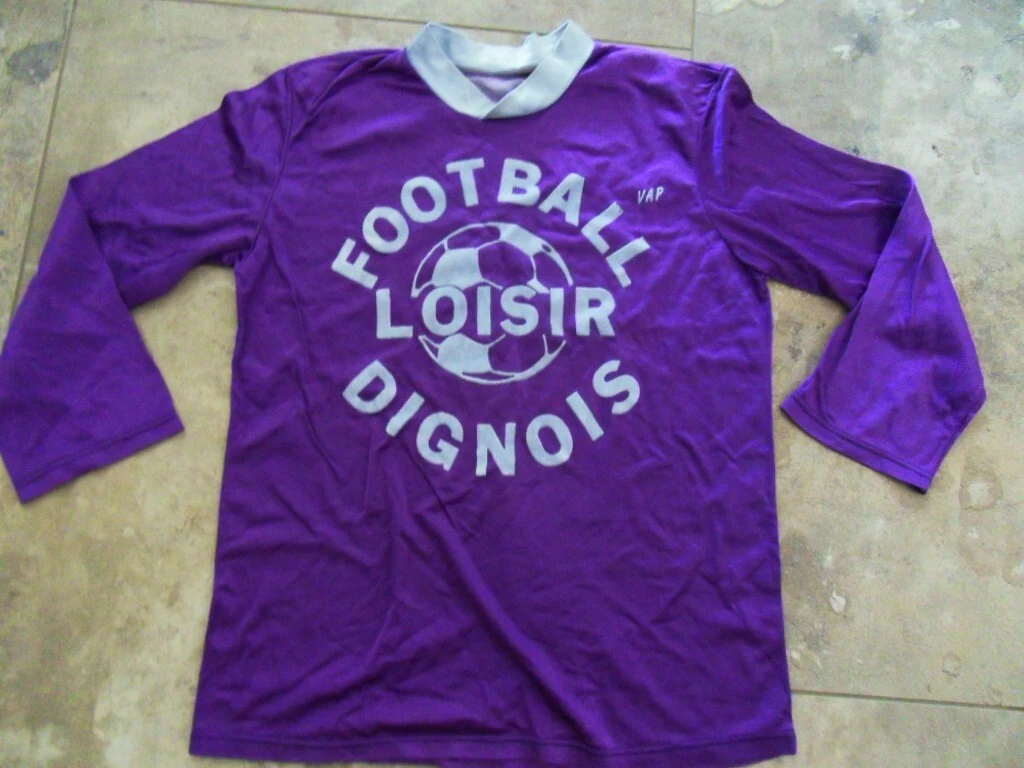 Maillot football OUEST EX-PROS porté n°3 vintage ABM shirt manches longues XL