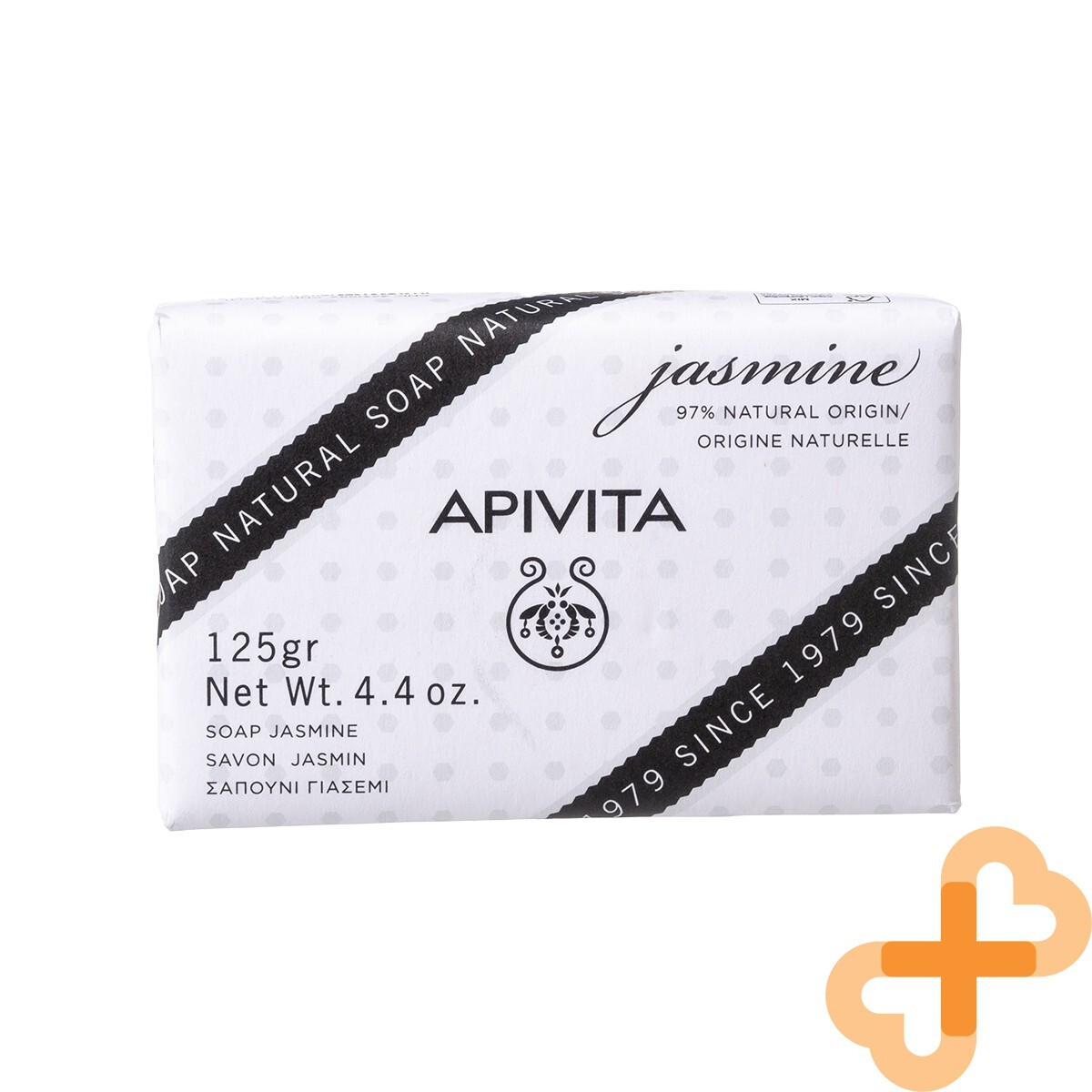 APIVITA NATURAL Body Soap With Jasmine and Lavender 125g Softens Skin