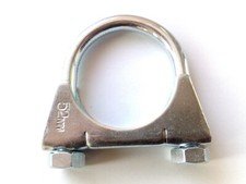 4 Stück Auspuffschelle Bügelschelle Rohrschelle Auspuff Rohr M10x52 mm   25052w