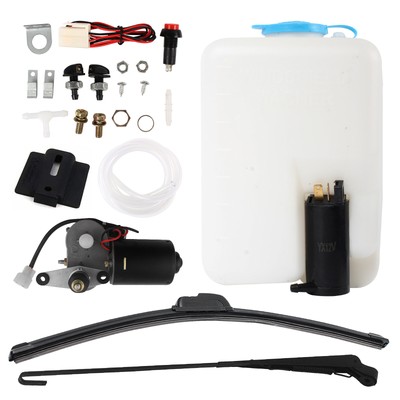 UTV 12V Electric Windshield Wiper Motor Kit for Polaris RZR PRO XP Kawasaki Mule