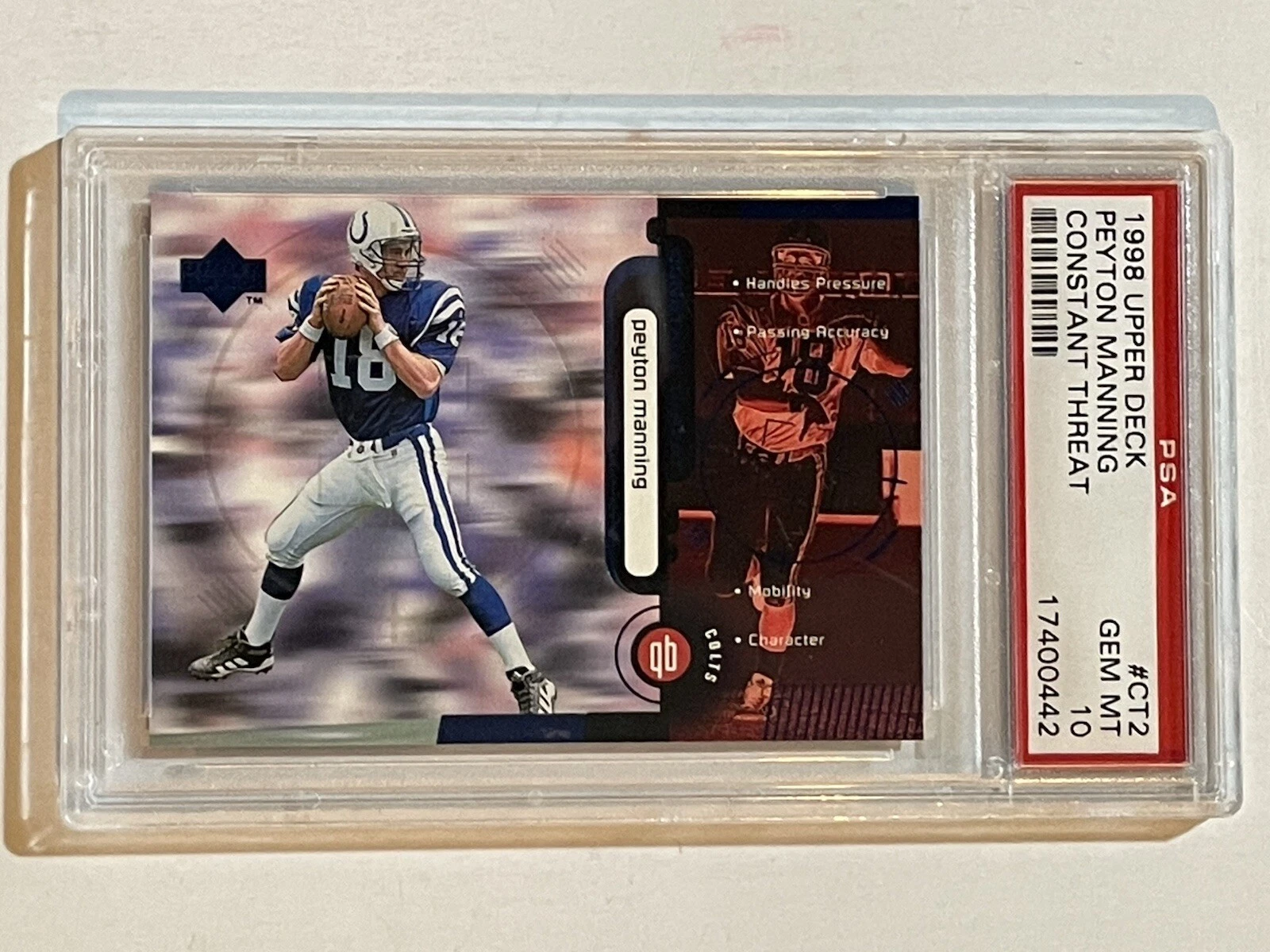 Peyton Manning Upper Deck Constant Threat #CT2 Base