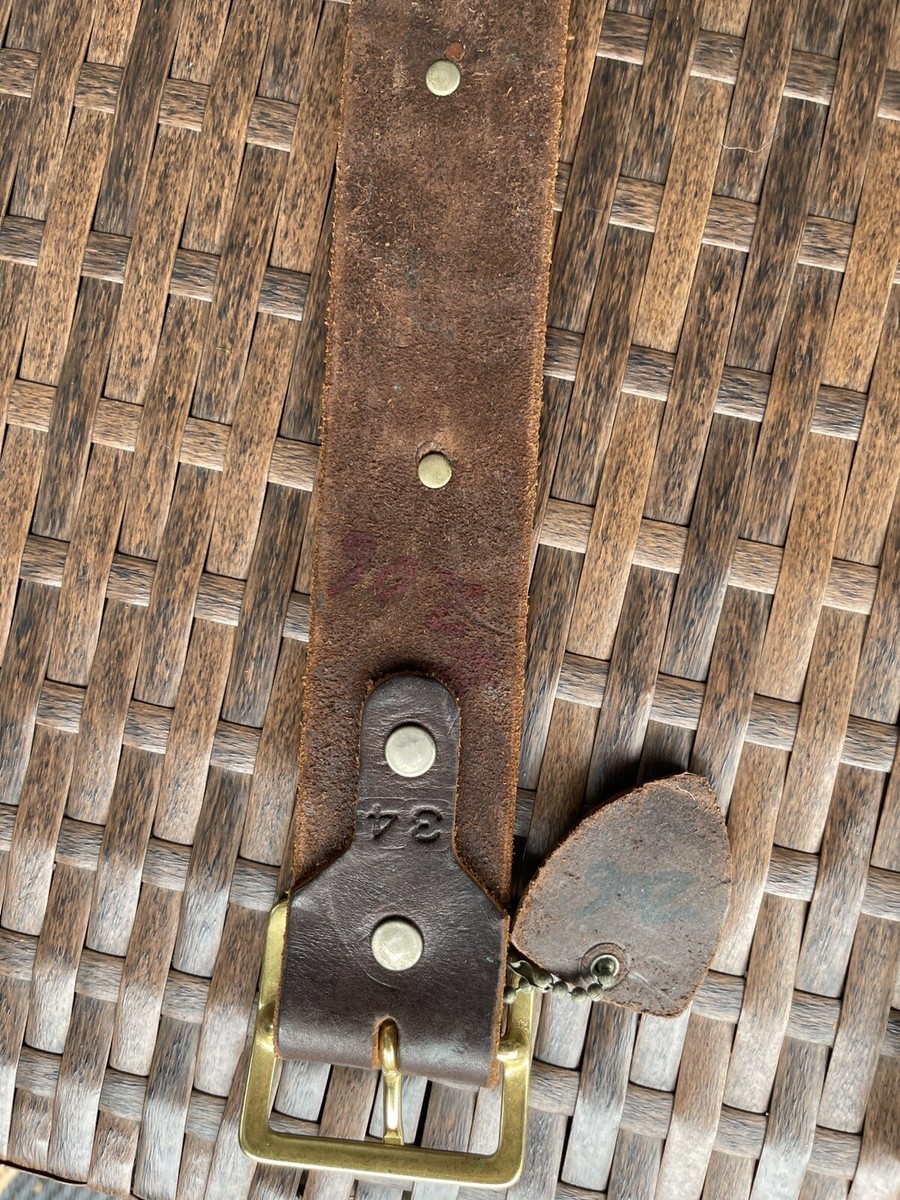 Yr 2003 HTC Hollywood Trading Vintage Brown Stingray Leather Yr 2003 HTC Hollywood Trading Vintage Brown Stingray Leather