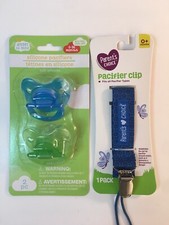 Silicone Pacifiers Infant Baby Boys Girls Angel Of Mine 0-36 Months With Clip