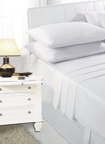 2 X Pillow Case Pair Extra Large Luxury Polycotton 22 x 31 Fit Large Box Pillow - Picture 20 of 21