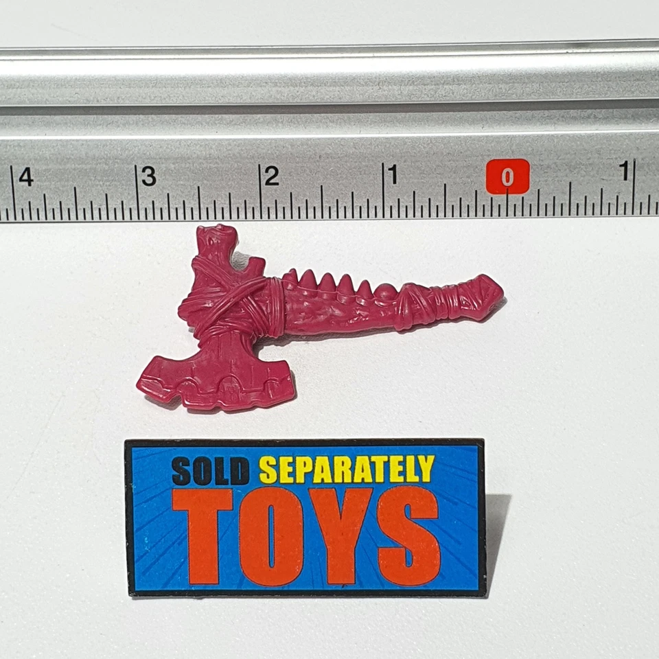 TMNT Dino Tyranno Shredder AXE ax original 1997 Ninja Turtles accessory weapon - Image 2 of 4
