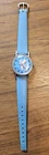 Vintage Timex 1958 Snoopy Wristwatch With Blue Face Blue Plastic Strap V/140-Y