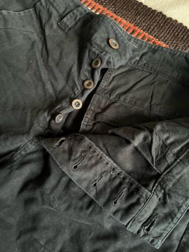 AllSaints Cargo Army Shorts 34" Black Tag 30 Military Heavy Duty Pockets Vtg 09 - Imagen 4 de 16