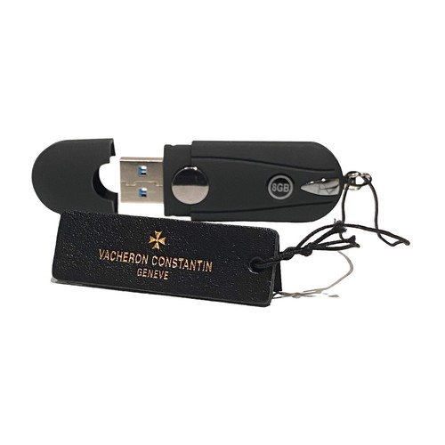 Pen Drive USB y etiqueta swing Vacheron Constantin negro 8 GB - Imagen 2 de 6