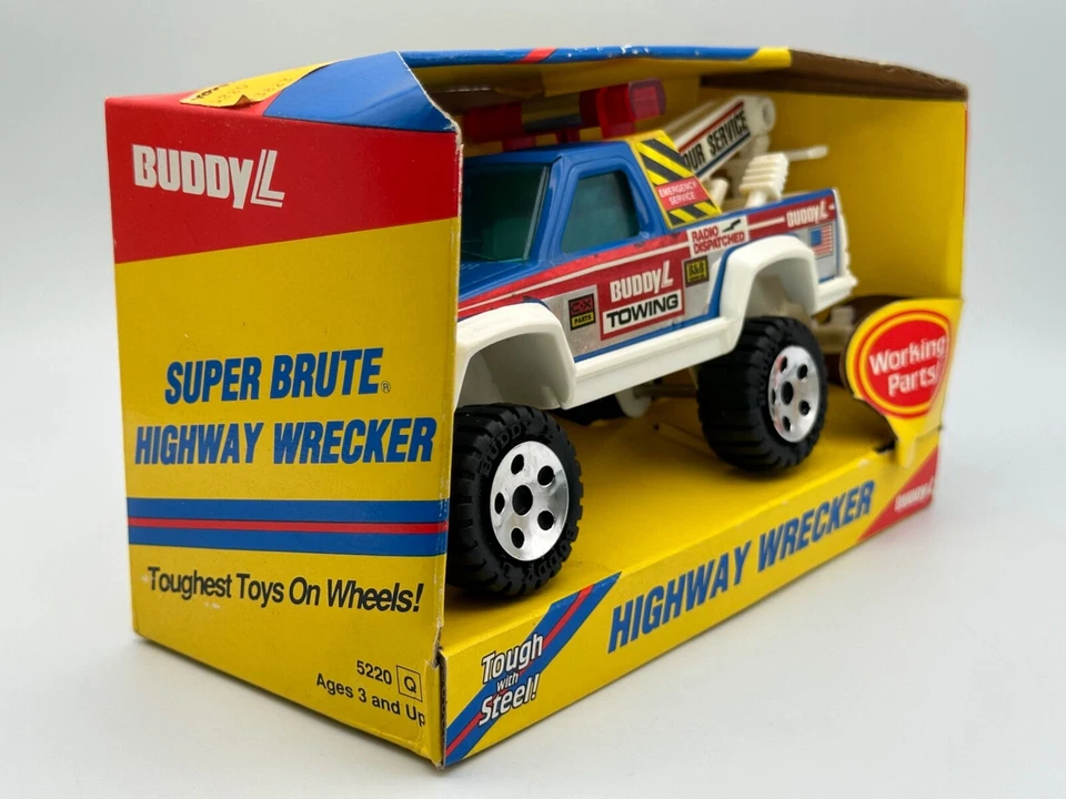 Buddy L Super Brute Highway Wrecker Tow Truck, Excellent, Boxed - Image 2 of 4