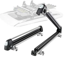 AA Products Inc. 33'' Aluminum Universal Ski Roof Rack Fits 6 Pairs Skis or 4...