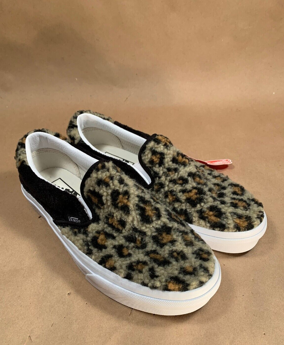 cheetah print slip ons vans