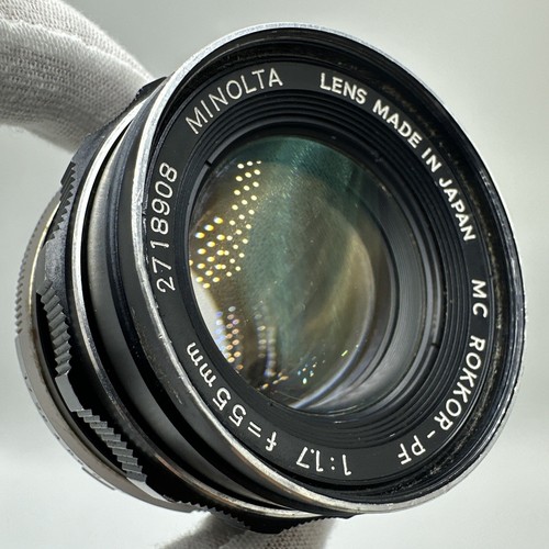 MINOLTA MC ROKKOR-PF 50mm F/1.7 MF Standard Prime Lens Very Clean S/N 2718908 - Picture 2 of 13