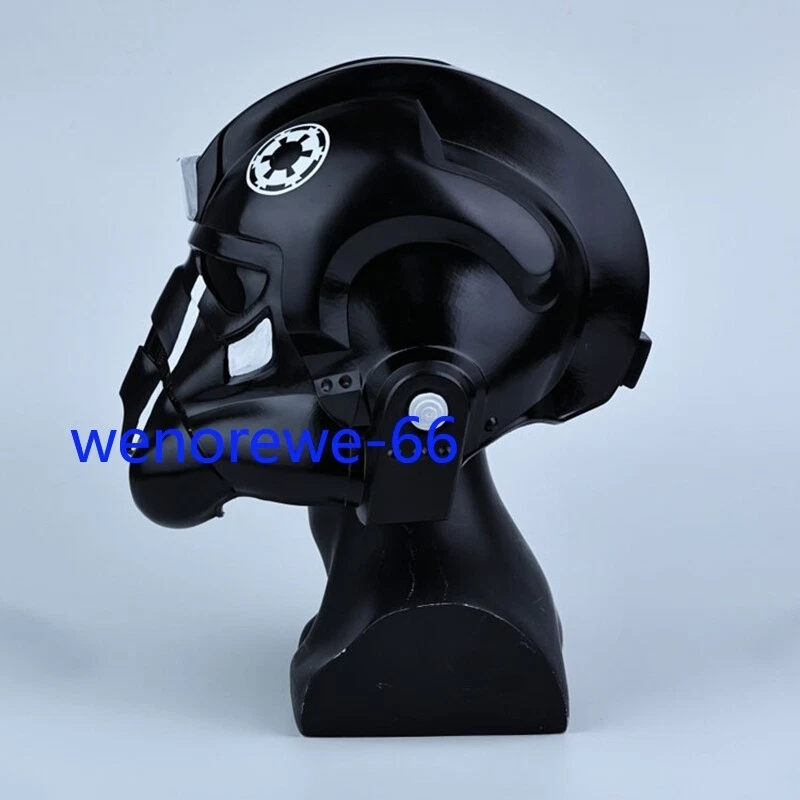 Game Star Wars: Squadrons Tie Pilot Helmet Full Face Mask Cos Prop PVC Replica - Image 2 of 4