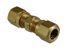 1/2" Brass Air Brake Tube Union/Joiner Fitting for Nylon Tubing | 31462-08-08