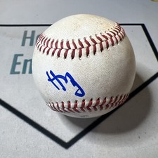 Henry Mendez Autograph IP Signed Auto Baseball Ball Milwaukee Brewers