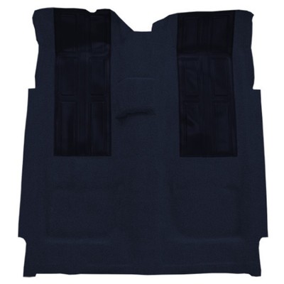 Carpet for 1972-1973 Ford Torino GT with 2 Dark Blue Inserts 2DR 4spd Loop