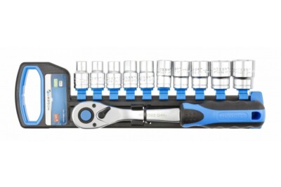 1/2'' Sockets with Ratchet Handle 72T Set of 11 pcs - HT1R332 of Hogert