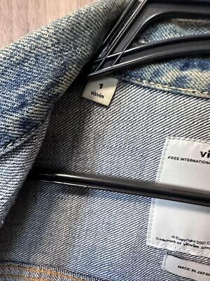 VISVIM SS 101 JKT DAMAGED Denim Jacket Indigo Cotton Size 1 VISVIM SS 101 JKT DAMAGED Denim Jacket Indigo Cotton Size 1