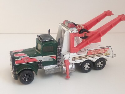  Peterbilt Wreck Truck Matchbox Super Kings K-020C #162 (1079)