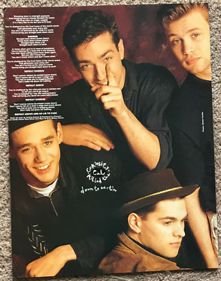 CURIOSITY KILLED THE CAT - DOWN TO EARTH 1988 full page UK lyric poster