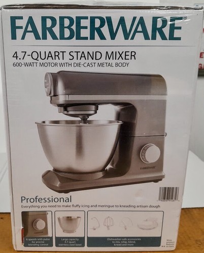 Faberware 4.7 Stand Mixer New in Box never open - Picture 5 of 5