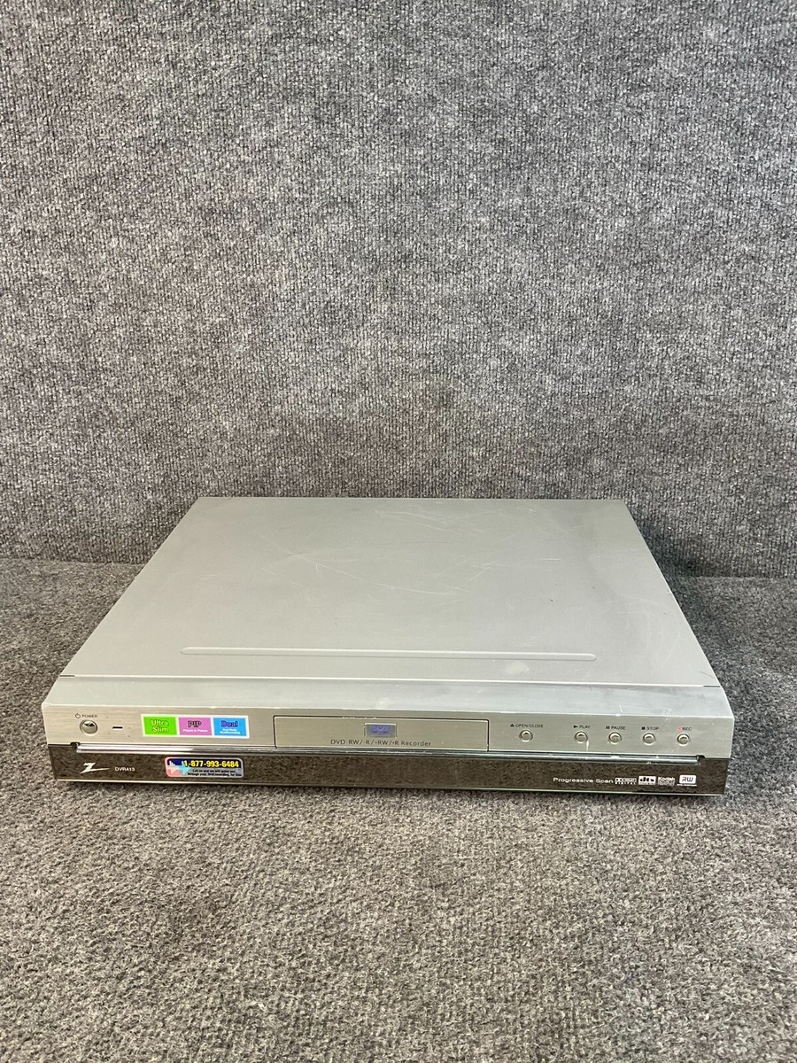 Zenith Multi-Format DVD Recorder Model DVR413 Progressive