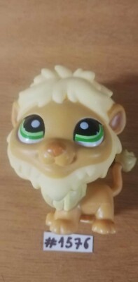 Figurine Littlest Pet Shop Lion N°1576 Hasbro – Occasion, Parfait Pour Collection