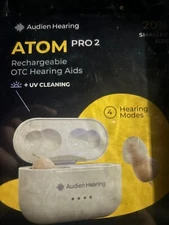 Brand new Audien Atom Pro 2 Hearing Aids brand new in box