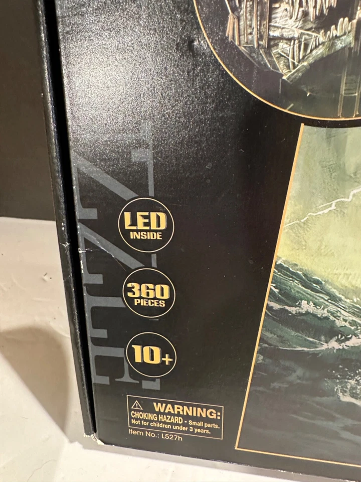 Kit Modelo 3D/LED Barco Pirata Holandés Volador/Caja Abierta Rompecabezas/Contenido Sellado Foto 2 de 4