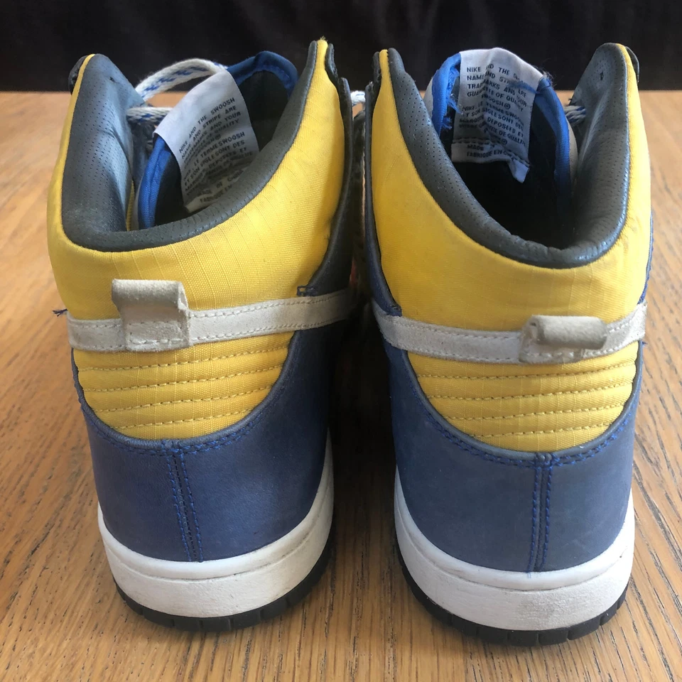 Nike Dunk Supreme High - Be True To Your School, Mens Size 10.5, Pre-Owned Foto 4 de 4