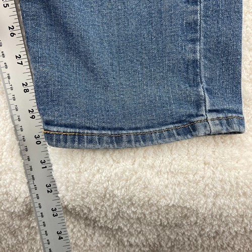 Levi's 505 Jeans Mens 36x32 (actual 34x30) Blue Regular Fit Straight Leg Denim - Picture 8 of 10