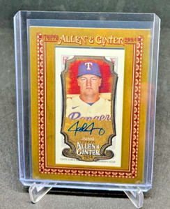 2023 Topps Allen & Ginter JOSH JUNG RC Framed AUTO Rangers
